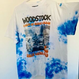 Woodstock White and Blue Graphic Tee